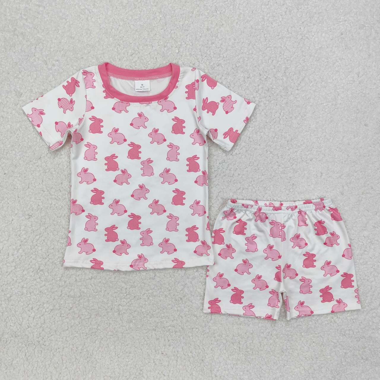 GSSO1700 RTS Kids clothing girl easter outfit bunny set