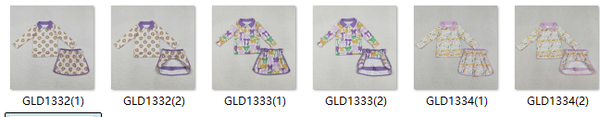 RTS toddler clothes matching clothing king cakes bows print kids mardi gras clothing-2025.12.17