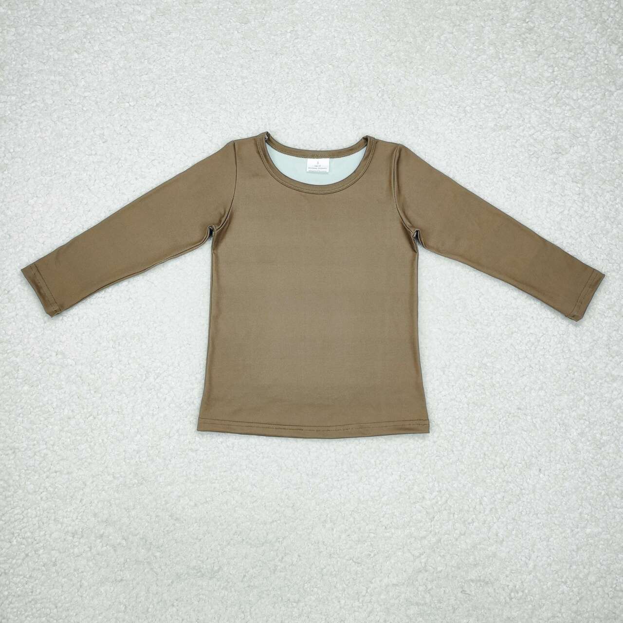 GT0799 RTS  toddler girl clothes solid color girl winter top shirt