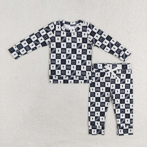 BLP0567 RTS  toddler boy clothes cool dude boy  winter set boy winter pajamas set