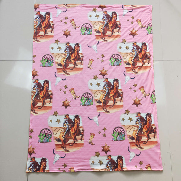 BL0035 baby blanket western blanket