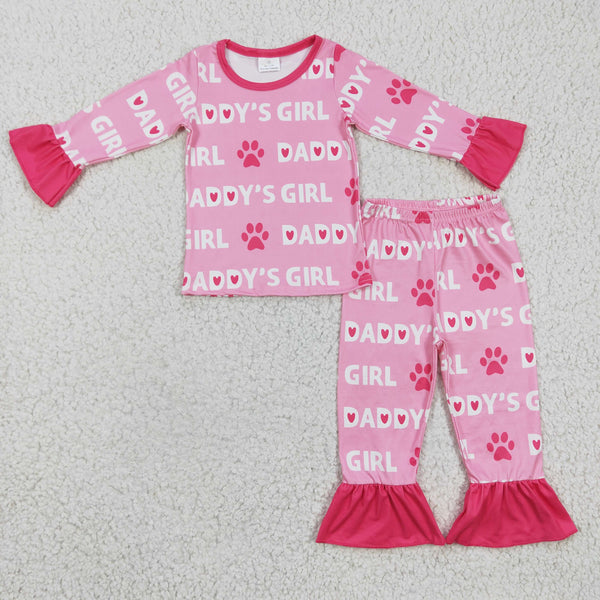 GLP0352 baby girl clothes daddy's girl winter outfits-promotion 2025.1.11 $5.5