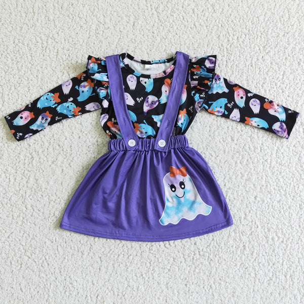 GLD0026 girl halloween skirt set