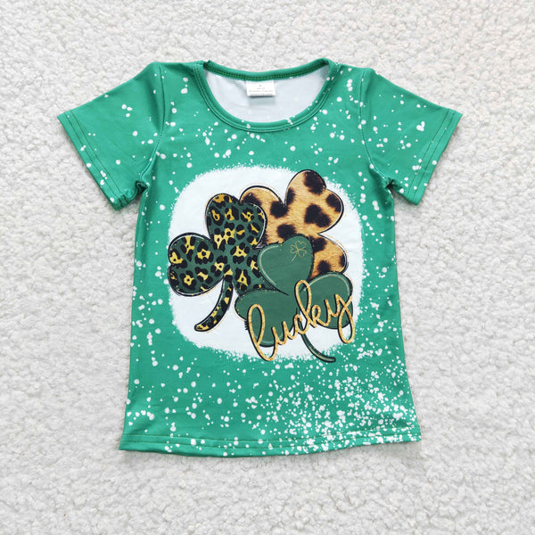 GSPO0401 baby girl clothes St. Patrick's Day green outfits