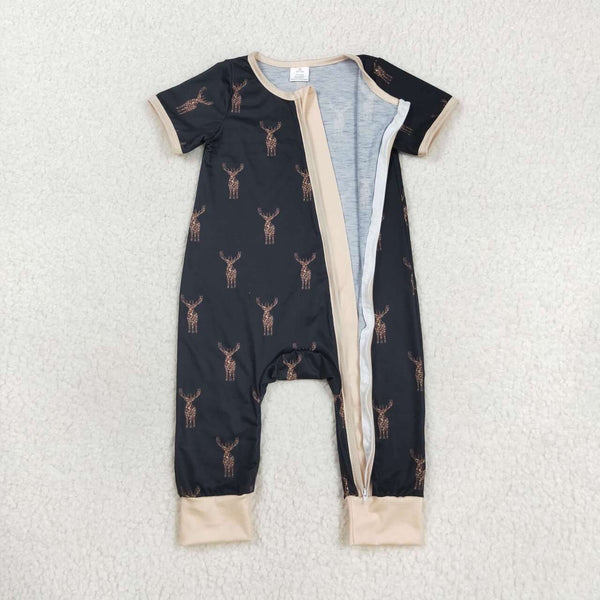 SR1896 RTS baby boy clothes hunting toddler boy summer romper