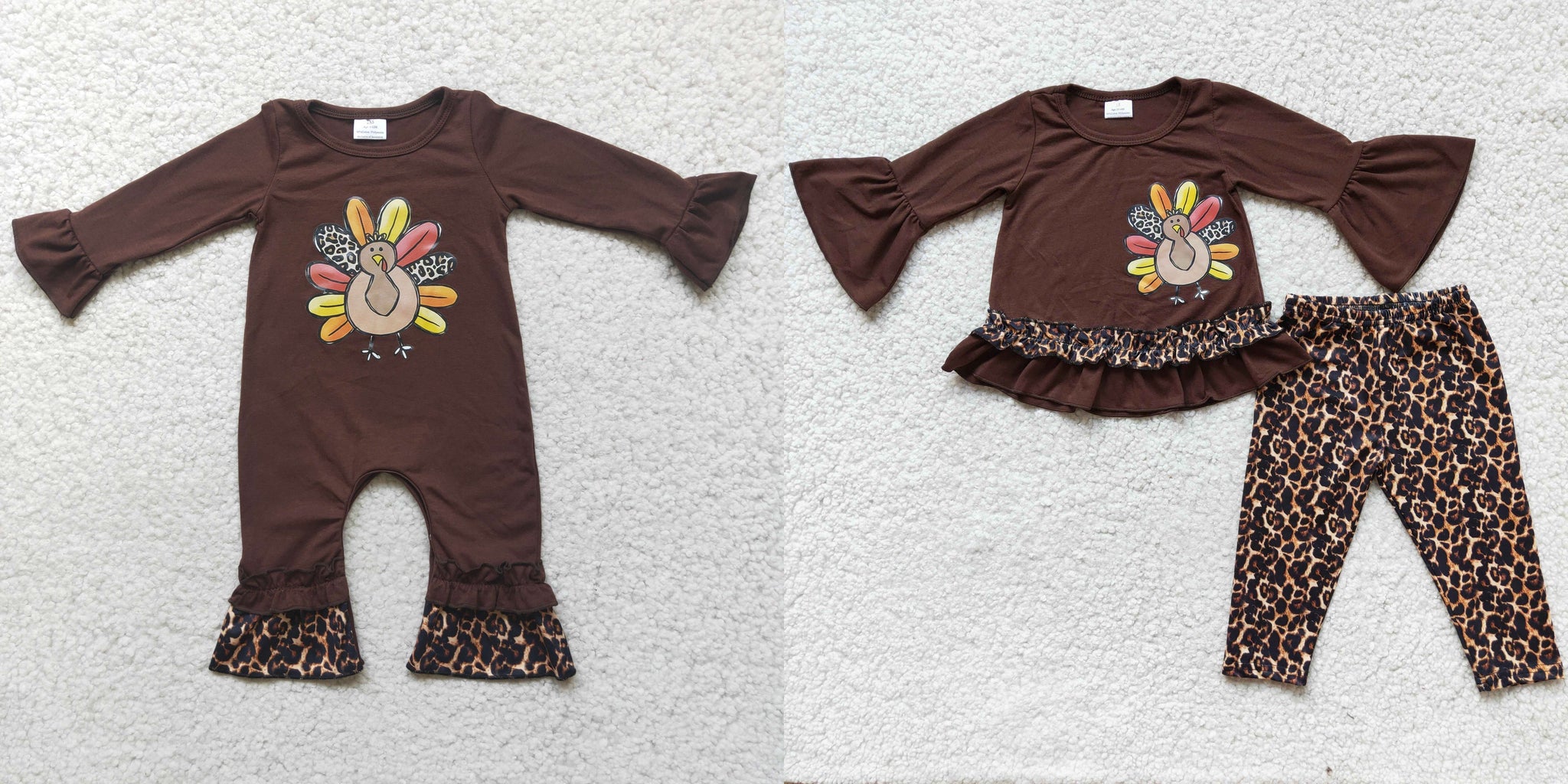 baby girl clothes vinyl pattern turkey matching clothes  - promotion 2023.10.21