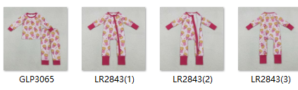 RTS kids matching clothing fries print clothing girl Valentine clothing-2025.12.3
