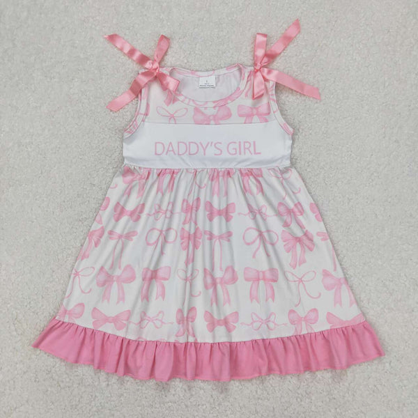 GSD2080 RTS toddler clothes daddy’s girl summer dress father's day clothes