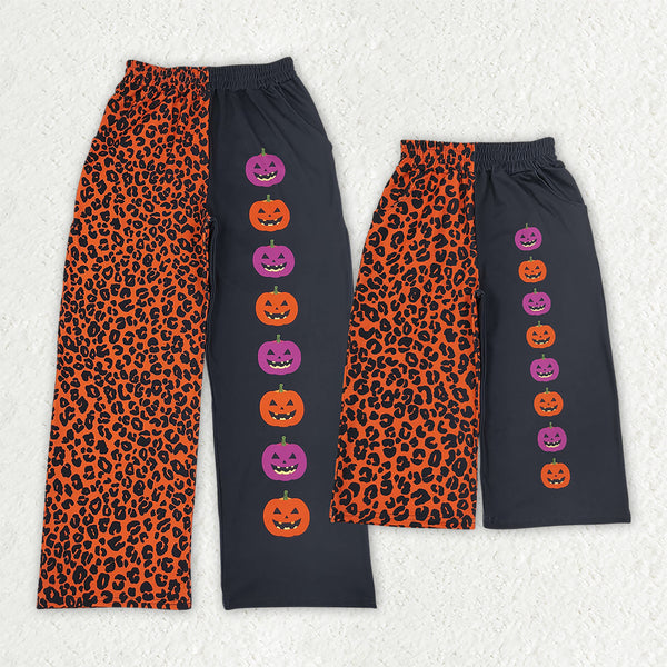 RTS Matching clothing family halloween mixed print women & kid wide leg pant fall clothing-2026.9.19