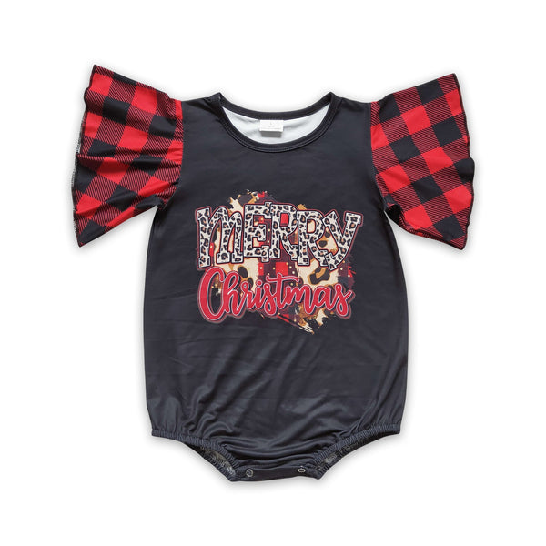 SR0103 merry christmas bubble baby girl clothes