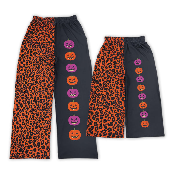 RTS Matching clothing family halloween mixed print women & kid wide leg pant fall clothing-2026.9.19