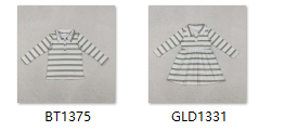 RTS kids matching clothing stripe print clothing baby mardi gras clothing-2025.10.29