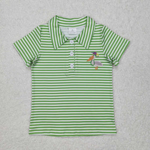 BT1094 RTS  toddler boy clothes mardi gras boy summer top shirt