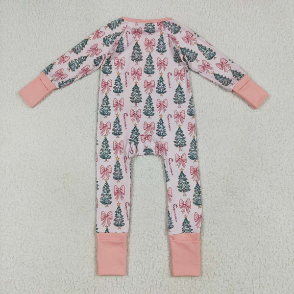 LR2283 RTS girl clothes tree toddler girl christmas winter romper