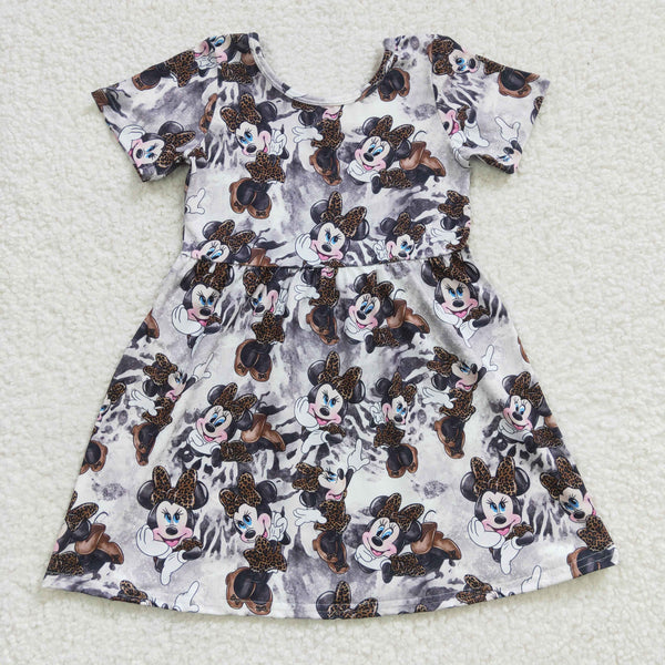 GSD0232 baby girl clothes cartoon short sleeve summer dress-promotion 2024.7.13 $5.5