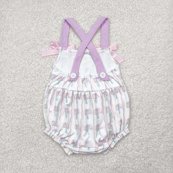 SR2961 RTS baby girl clothes floral girl summer bubble