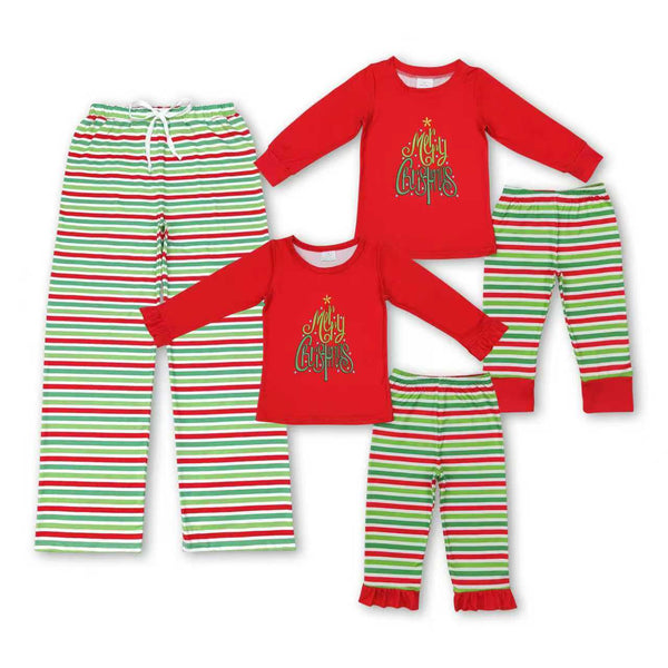 RTS toddler clothes matching merry christmas clothing  mama kids christmas clothes-2025.11.5