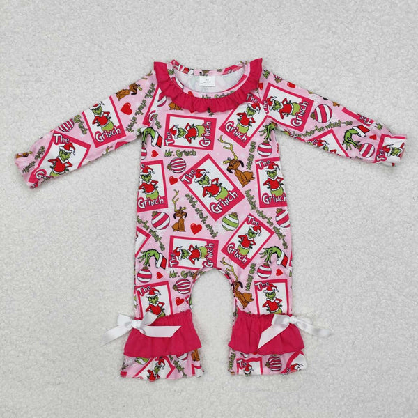 LR2006 RTS baby girl clothes cartoon girl winter christmas romper