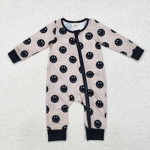 LR1434 RTS baby boy clothes smile boy winter romper-bamboo