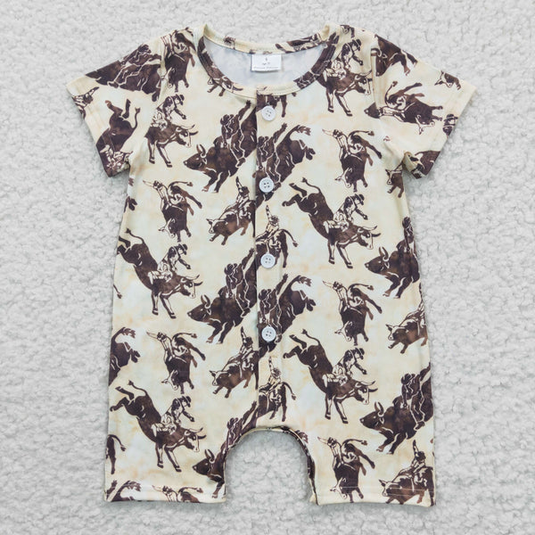 SR0261 baby boy clothes western romper