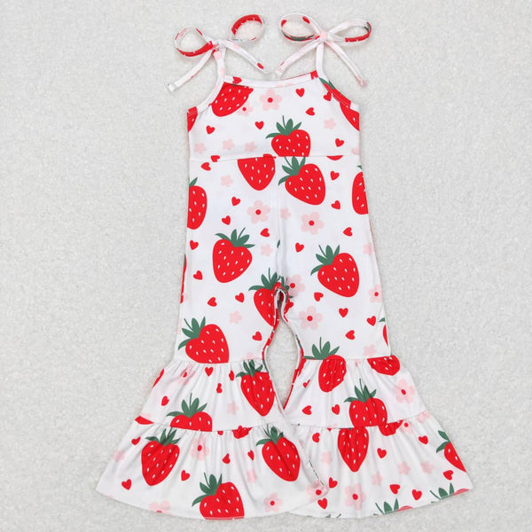 SR0470 toddler girl clothes strawberry girl winter jumpsuit summer romper