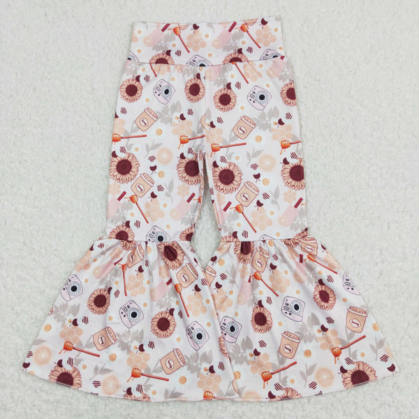 P0262 toddler girl clothes infant bell bottom flare pant
