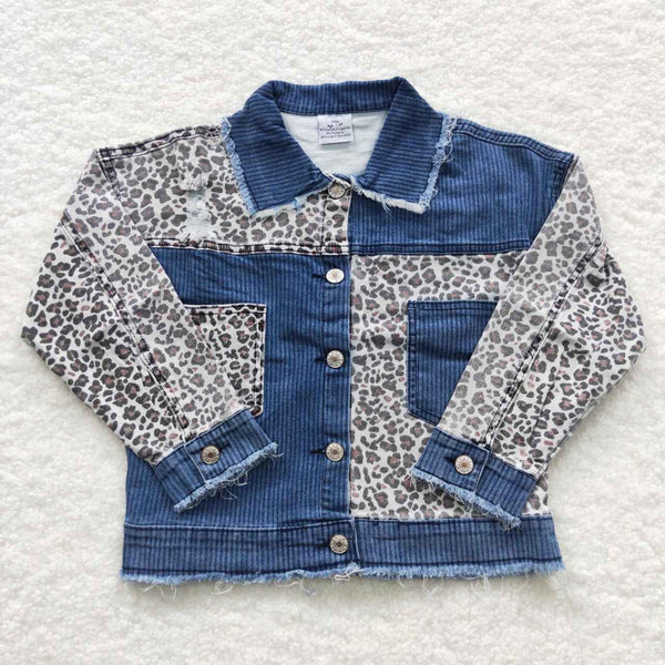 GT0203 kids clothes girls girl denim coat jackets
