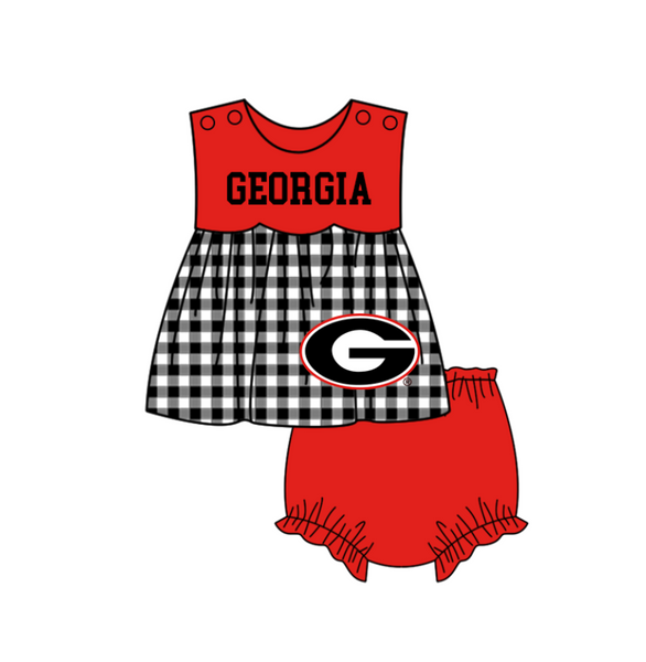 Produce order MOQ:5pcs each design  kids state summer clothing set matching clothes A105