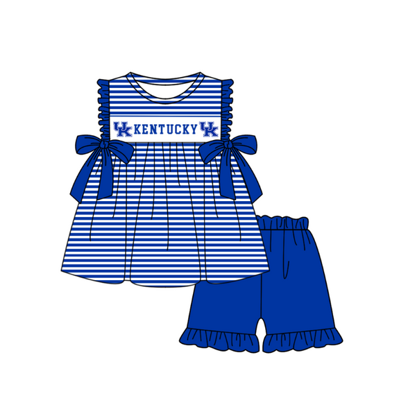 Produce order MOQ:5pcs each design  kids state summer clothing set matching clothes milk silk 1