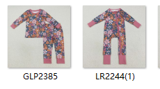 RTS kids matching clothing flower print clothing girl winter clothing-2025.8.6