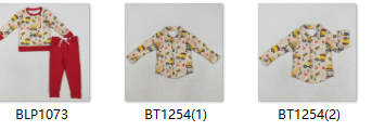 RTS kids matching clothing  truck print clothing boy christmas winter clothing-2025.8.12