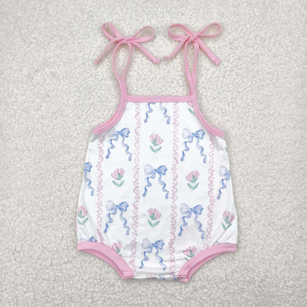 SR2858 RTS girl clothes floral toddler girl summer bubble