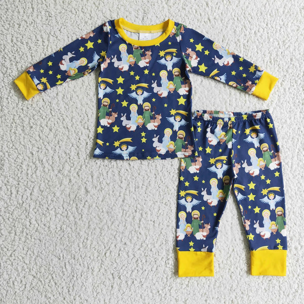 toddler clothes  jesus winter matching pajamas set