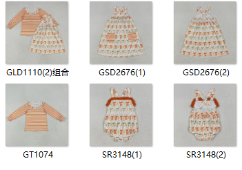 RTS kids matching clothing bows print clothing girl fall winter clothing-2025.8.2