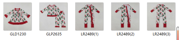 RTS kids matching clothing cartoon print clothing girl christmas winter clothing-2025.9.5