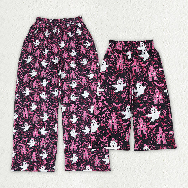 RTS Matching clothing family halloween mixed print women & kid wide leg pant fall clothing-2026.9.19