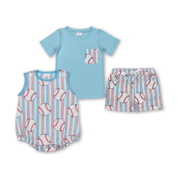 RTS boy summer matching clothes baseball boy summer clothes