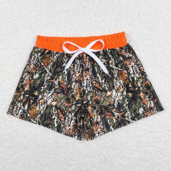 RTS 3-6M-6-7T toddler clothes matching clothing camo print shorts baby boy summer swim trunks-2026.2.2