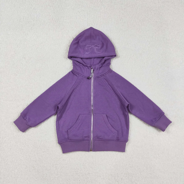 US warehouse RTS toddler clothes matching clothing baby embroidered bow top girls winter clothing-2025.9.9