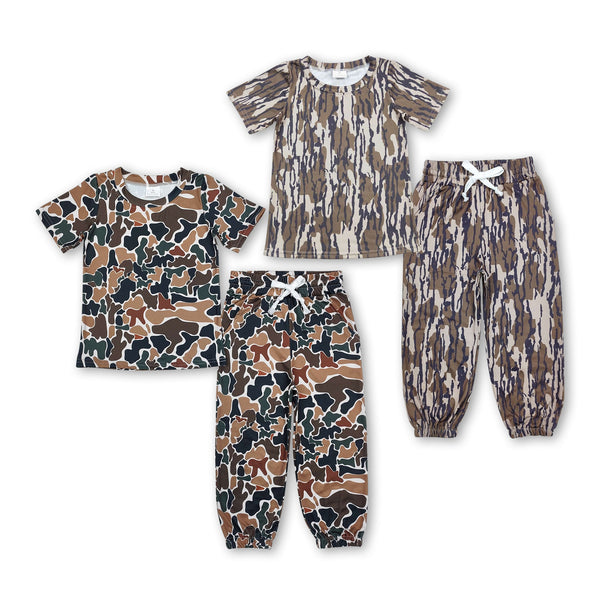 RTS kids matching clothing camo print clothing baby  boy winter clothing-2025.12.8