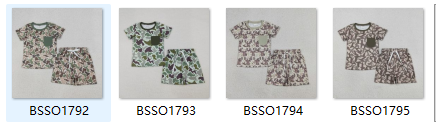 RTS Matching  toddler clothes hunting camo print set boys summer clothing-2026.4.17
