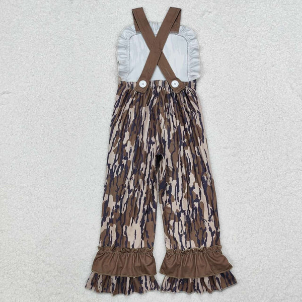 SR1989 RTS baby girl clothes camouflage girl winter  jumpsuit overalls