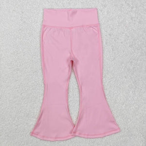 P0576 RTS toddler girl clothes pink yoga pant winter bottom