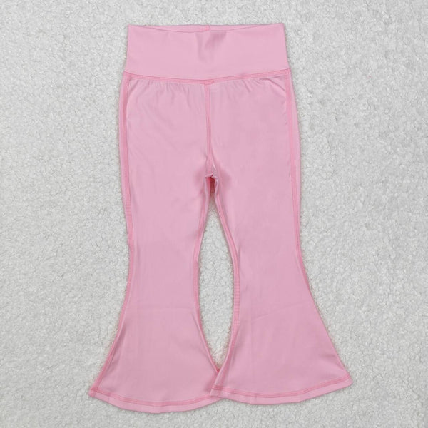 P0576 RTS toddler girl clothes pink yoga pant winter bottom