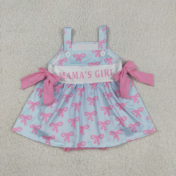 SR3426 RTS baby girl clothes mama’s print girl summer bubble mother's clothes