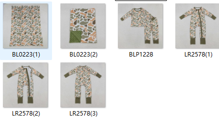 RTS kids matching clothing camo print clothing boy winter clothing-2025.9.30