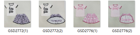 RTS kids clothes ghost girls halloween matching clothes winter set-2025.9.5