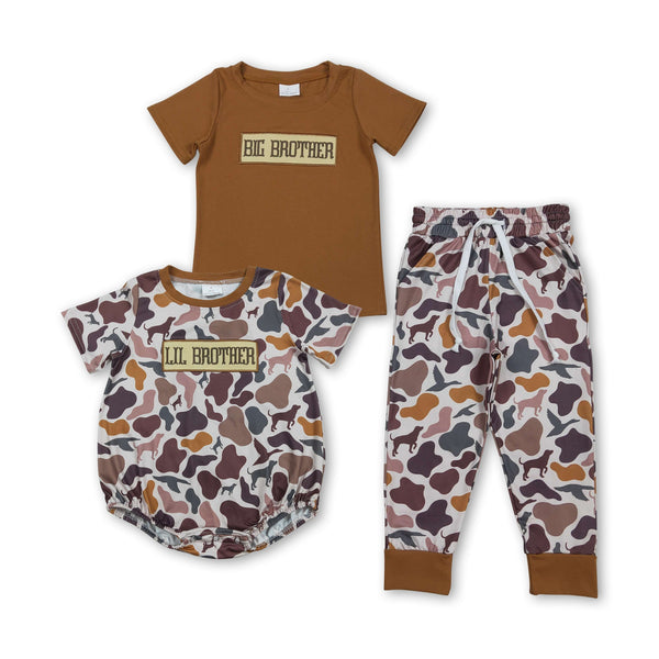 RTS match kids clothing embroidery brother print clothing boy summer clothing-2026.2.12