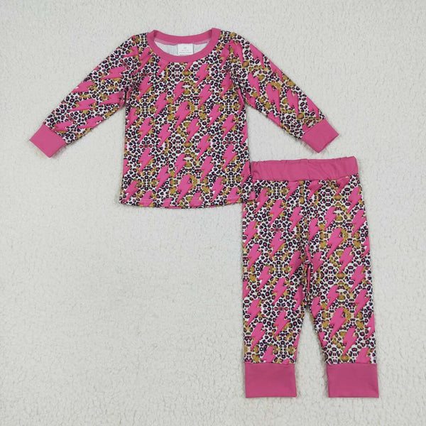 GLP2393 RTS toddler girl clothes girl winter pajamas winter set