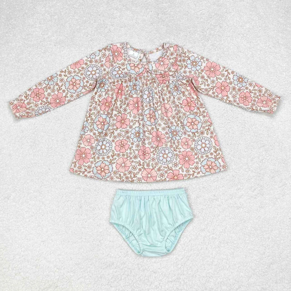 RTS  Matching kids clothing flower print clothing girl spring clothing-2026.3.14